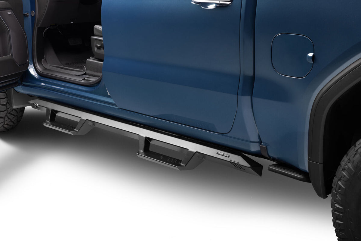 N-Fab Predator Pro 19-20 Chevy/GMC 1500 Crew Cab - Cab Length - Tex. Black - PRC1980CC-TX