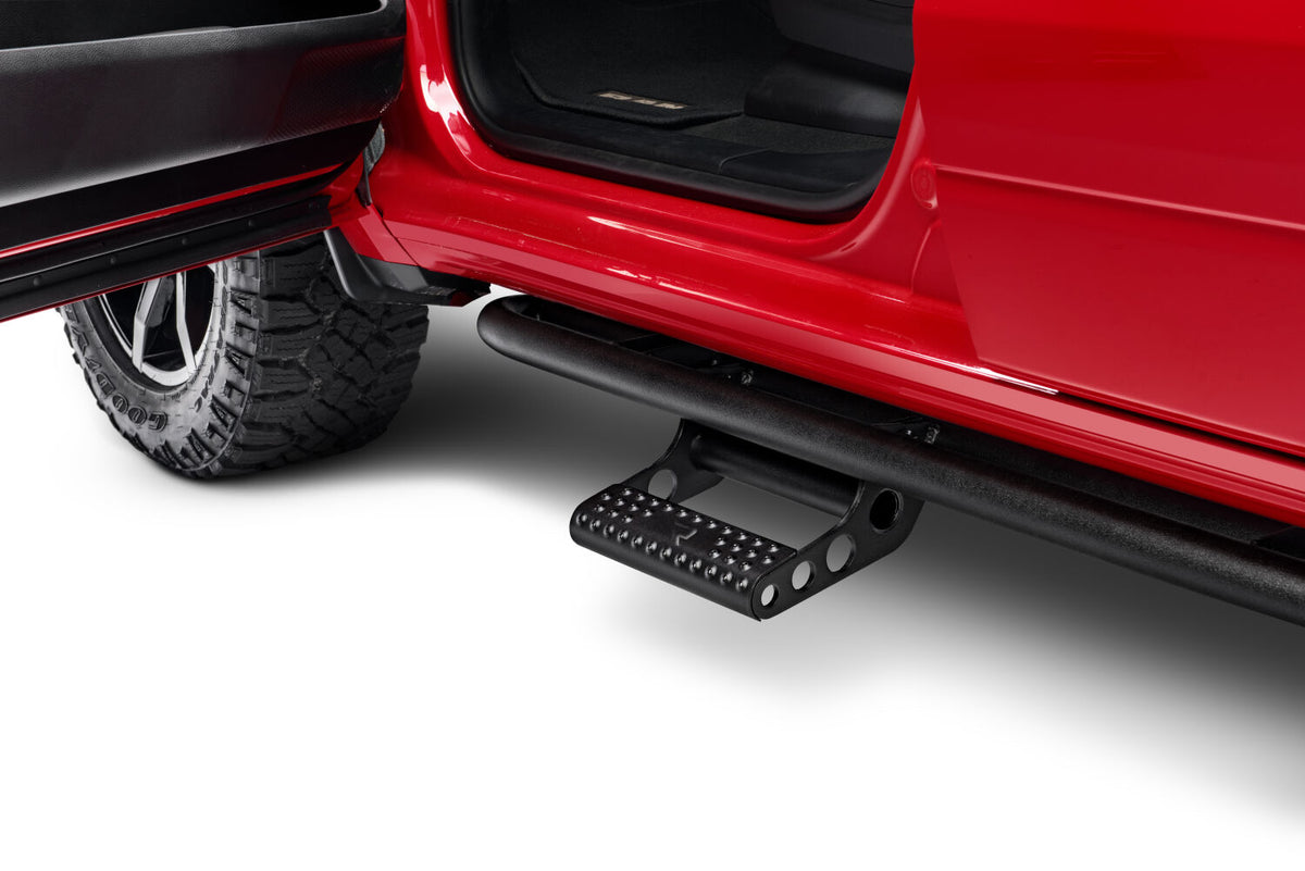 N-Fab RKR Step System 2019 Dodge Ram 1500 Crew Cab All Beds - Tex. Black - Cab Length - 1.75in - D194RKRCCS4