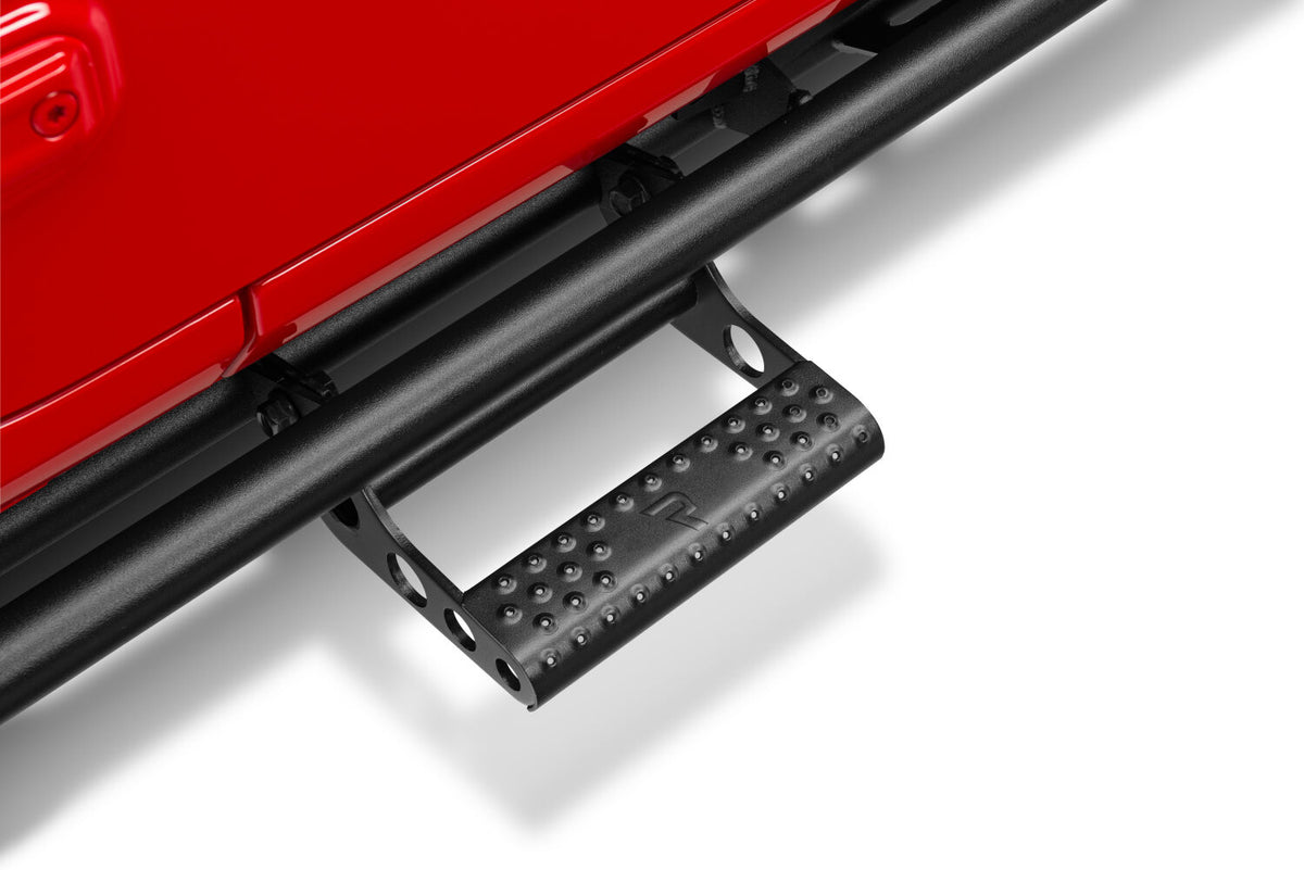 N-Fab RKR Step System 07-17 Jeep Wrangler JK 2 Door All - Tex. Black - 1.75in - J182RKRS2