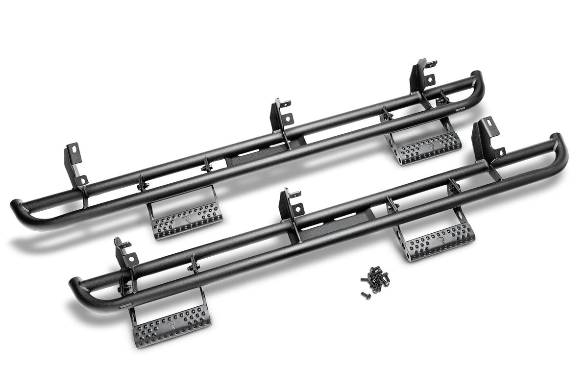 N-Fab RKR Step System 2019 Dodge Ram 1500 Crew Cab All Beds - Tex. Black - Cab Length - 1.75in - D194RKRCCS4