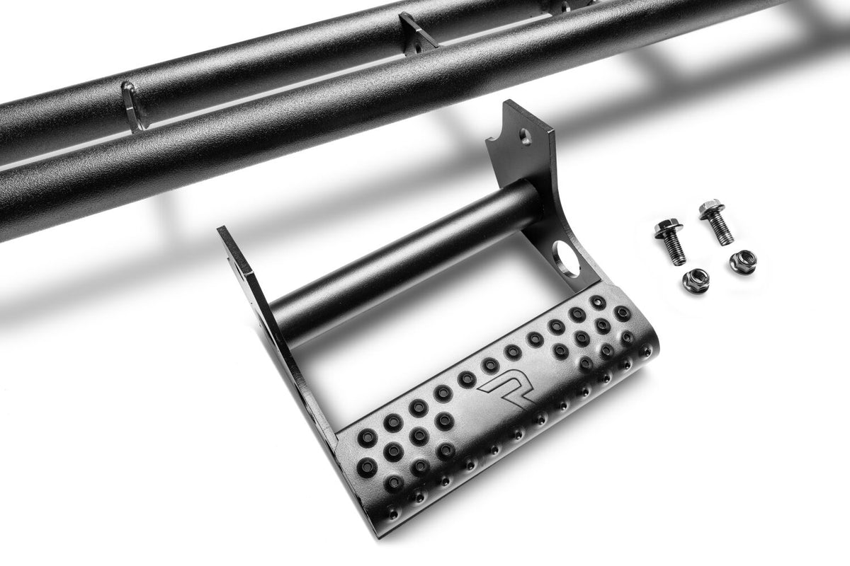N-Fab RKR Rails 05-15 Toyota Tacoma Double Cab - Tex. Black - 1.75in - T054RKRCC