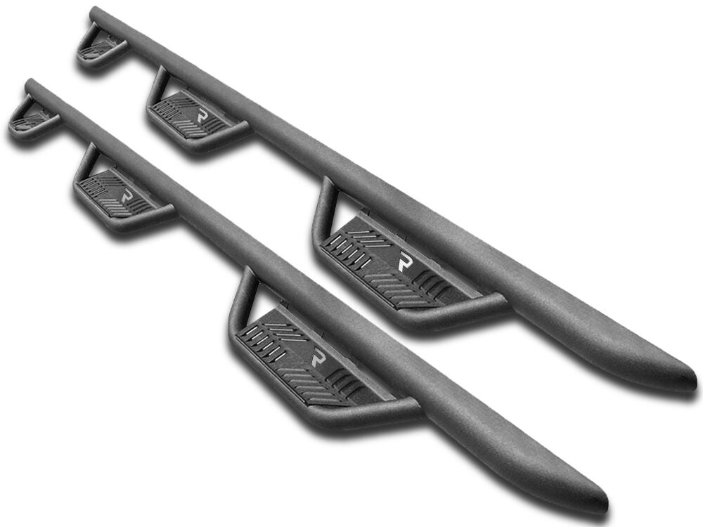 N-Fab Podium LG 14-17 Chevrolet/GMC 1500 Double Cab 6.5ft Bed - Tex Black - Bed Access - 3in - HPC1495QC-6-TX