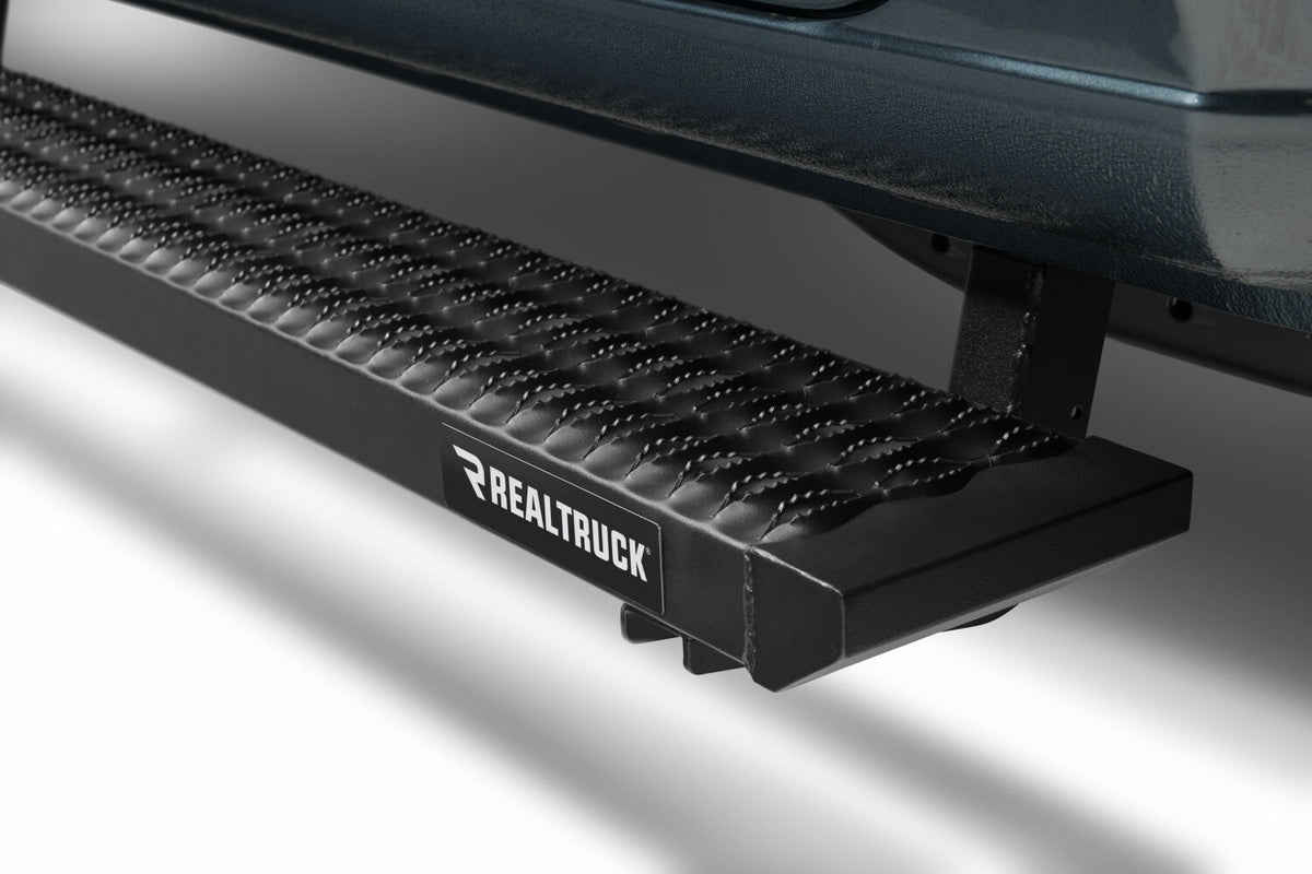 N-Fab Growler Fleet 2019 Chevy/GMC 1500 Crew Cab - Cab Length - Tex. Black - 7in - GFC19CC-TX
