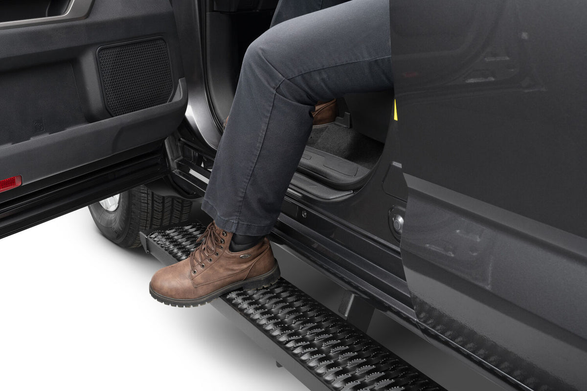N-Fab Growler Fleet 07-19 Toyota Tundra Quad Cab - Cab Length - Tex. Black - GFT07QC-TX