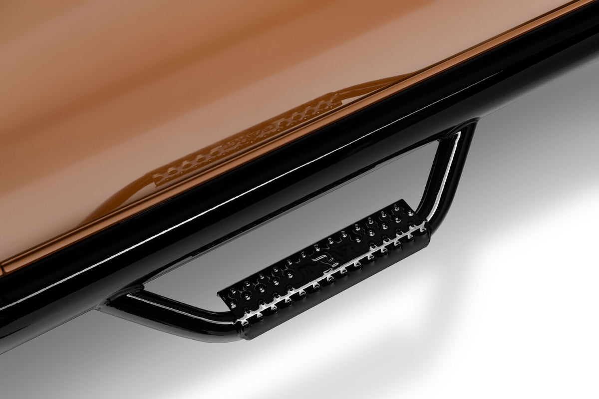N-Fab Nerf Step 17-18 Ford F-250/F-350 Regular Cab 8ft Bed - Gloss Black - Bed Access - 3in - F1777RC-4