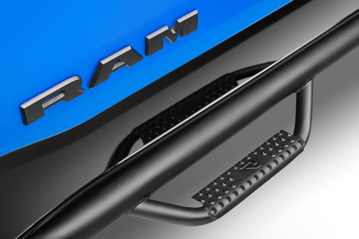 N-Fab Nerf Step 15.5-17 Dodge Ram 1500 Crew Cab - Tex. Black - Cab Length - 3in - D1584CC-TX