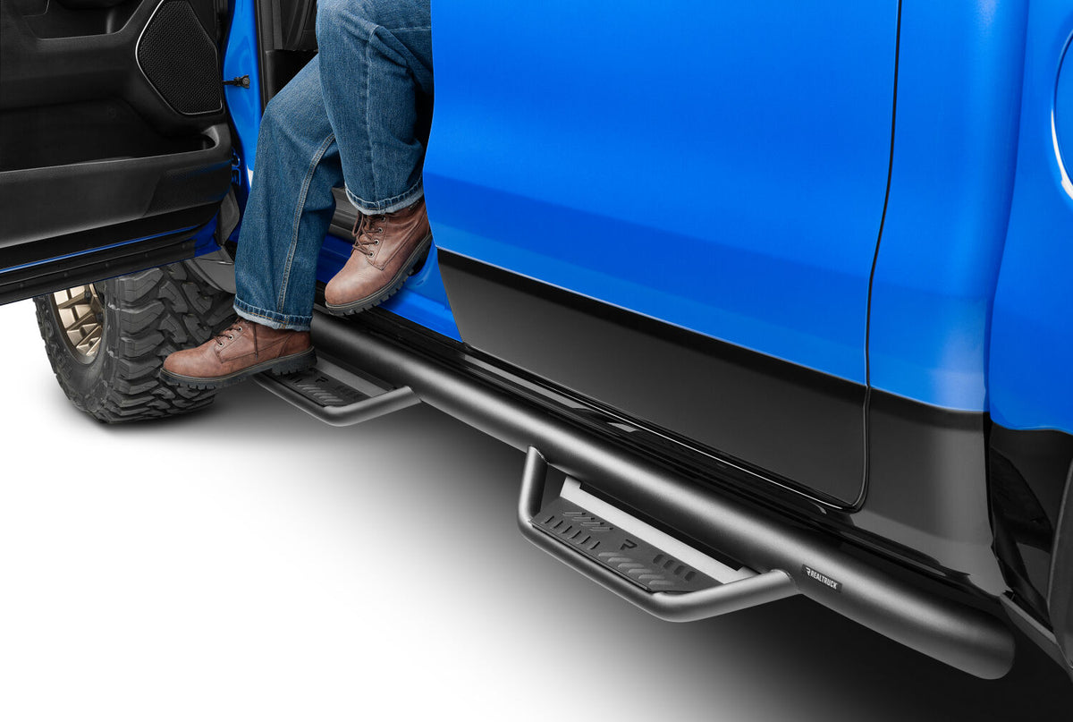 N-Fab Podium LG 2019 Dodge Ram 2500/3500 Crew Cab All Beds Gas/Diesel - Tex. Black - 3in - HPD2080CC-TX