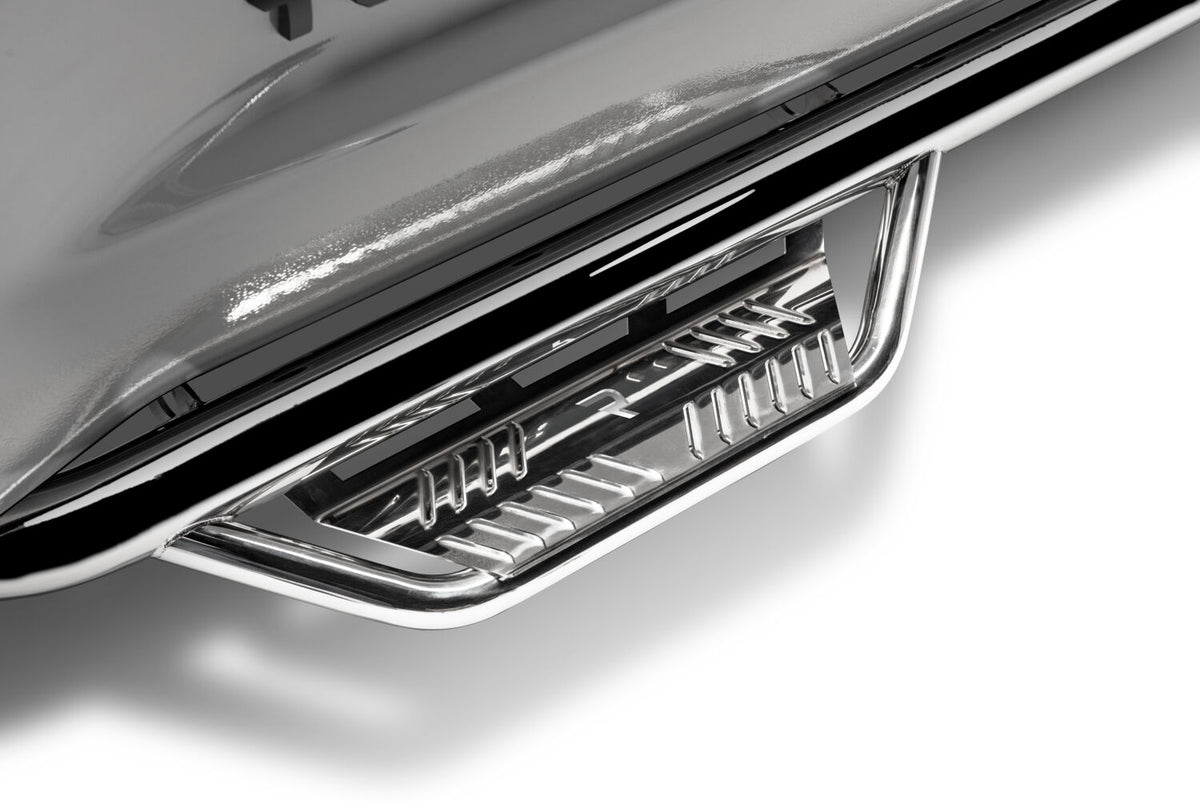N-Fab 2022 Toyota Tundra CrewMax (All Beds) SRW Podium SS - Cab Length - 3in - Polished SS - HPT2282CC-SS