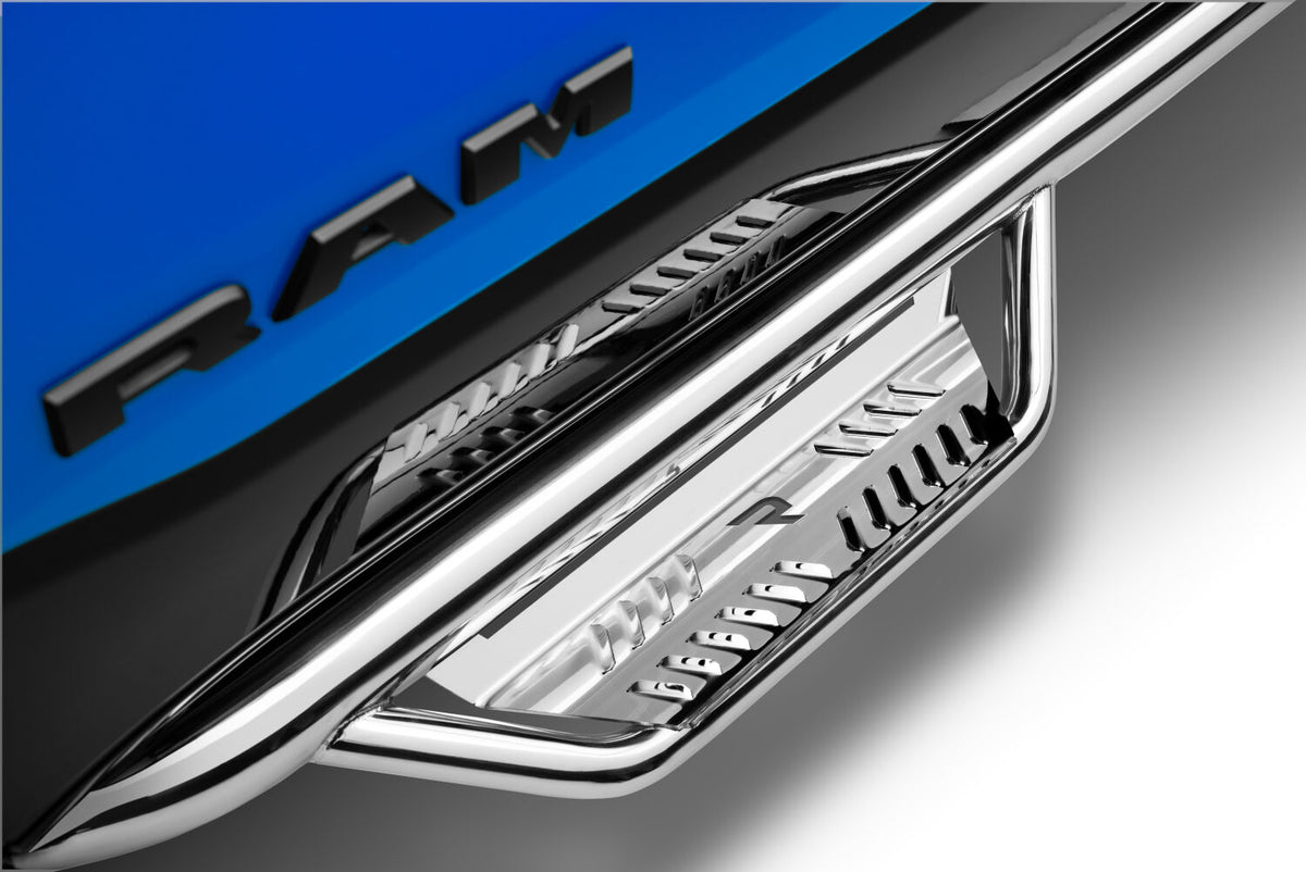 N-Fab Podium SS 2019 Dodge RAM 2500/3500 Crew Cab All Beds Gas/Diesel - Polished Stainless - 3in - HPD2080CC-SS