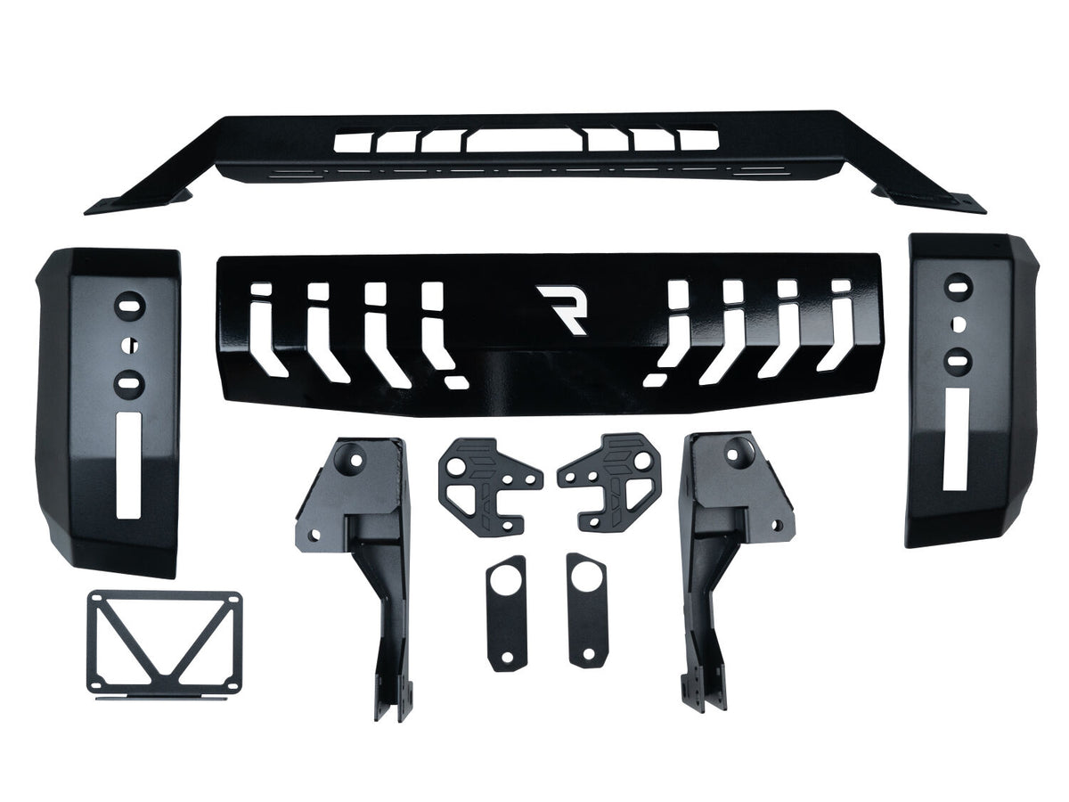 N-Fab HVM Bull Bar 14-21 Toyota Tundra - Tex. Black - T14BB01-TX