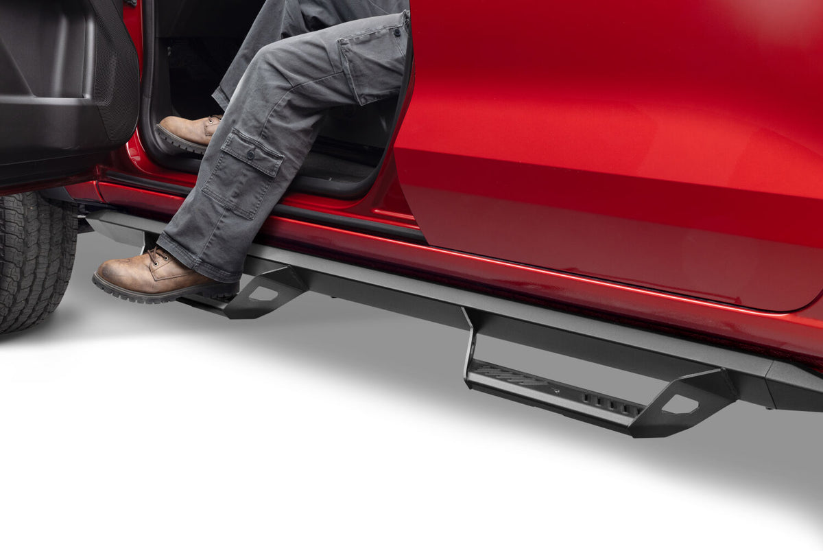 N-Fab Predator Pro Step System 15-17 GMC/Chevy Canyon/Colorado Crew Cab - Tex. Black - PRG1571CC-TX