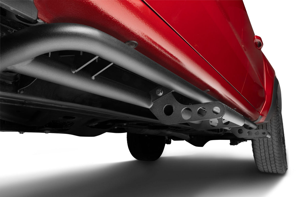 N-Fab RKR Step System 15-17 GMC - Chevy Canyon/Colorado Crew Cab - Tex. Black - 1.75in - G154RKRCCS4