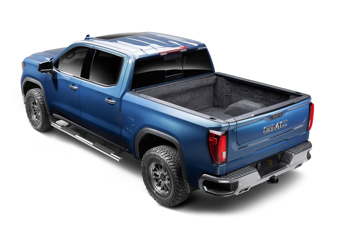 RealTruck 19-26 Chevy Silverado/GMC Sierra 1500 Crew Cab Traxio 3in Nerf Bars - Stainless Steel - view 8