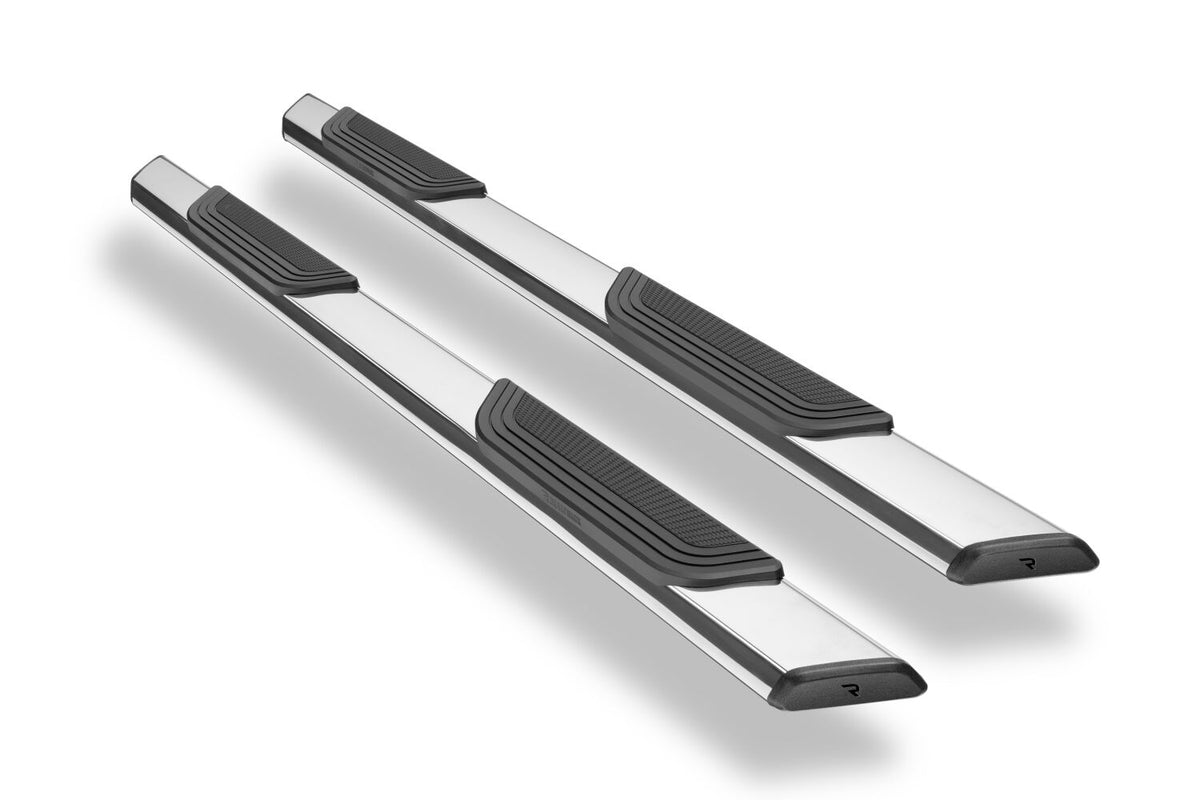 RealTruck 15-26 Ford F150 / 17-26 Ford F250/F350 SD Crew Cab Traxio 4in Nerf Bars - Stainless Steel - view 2