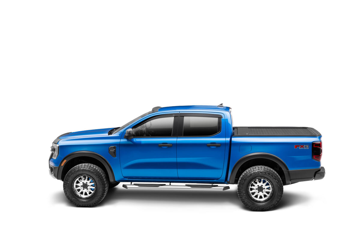 RealTruck 19-26 Ford Ranger Super Crew Traxio 5in Nerf Bars - Stainless Steel - view 4