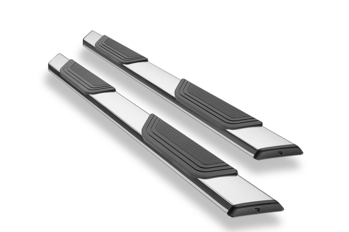 RealTruck 15-26 Ford F150 / 17-26 Ford F250/F350 SD Crew Cab Traxio 5in Nerf Bars - Stainless Steel - view 2