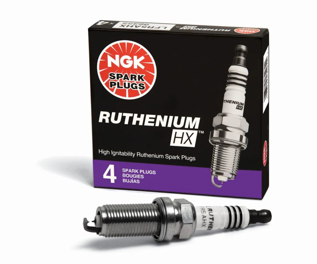 NGK 95605 LTR7BHX Ruthenium HX Plug - 1 Step Colder Gapped - 0.026 (4-pack)