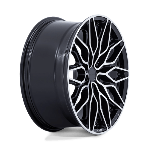 Niche 1PC Nc277 Calabria 5 22X9 5X120 +27MM Gloss Black Machined