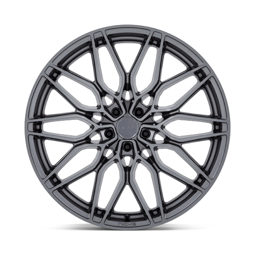 Niche 1PC Nc277 Calabria 5 22X10.5 5X120 +38MM Matte Gunmetal