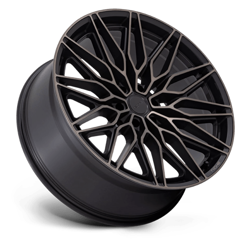 Niche 1PC Nc278 Calabria 6 22X9.5 6X139.7 +19MM Matte Black Machined Dark Tint