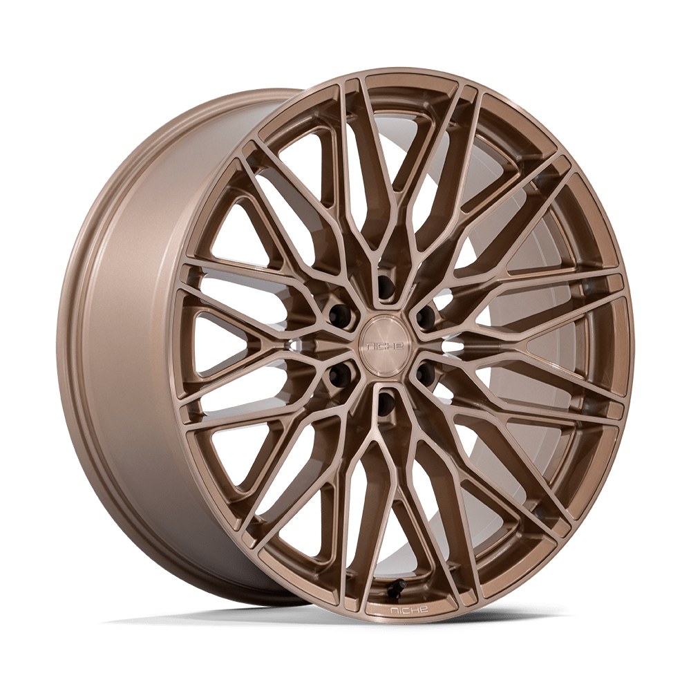 Niche 1PC Nc278 Calabria 6 24X10 6X139.7 +20MM Platinum Bronze