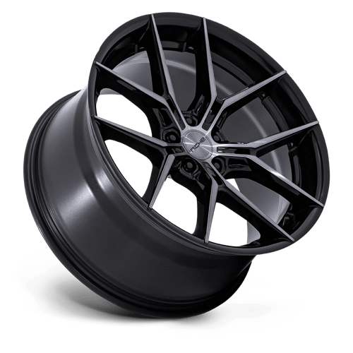 Niche 1PC Nc279 Prodigy 5 19X8.5 5X112 +42MM Gloss Black Dark Tinted Clear
