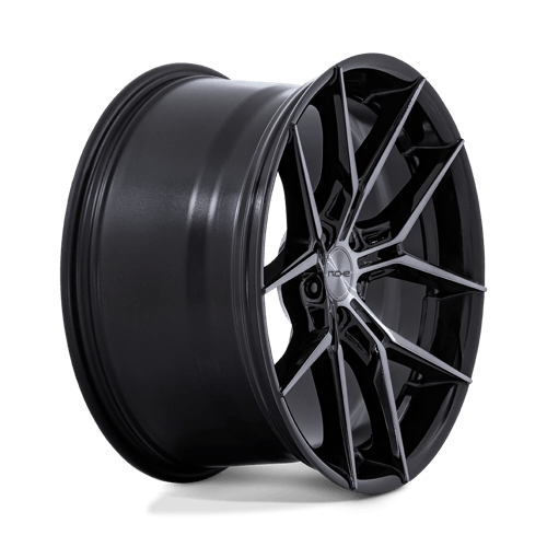 Niche 1PC Nc279 Prodigy 5 20X10.5 5X120 +38MM Gloss Black Dark Tinted Clear