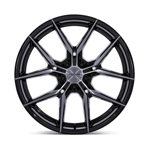 Niche 1PC Nc279 Prodigy 5 20X11 5X115 +20MM Gloss Black Dark Tinted Clear