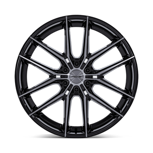 Niche 1PC Nc280 Prodigy 6 24X10 6X135 +25MM Gloss Black Dark Tinted Clear