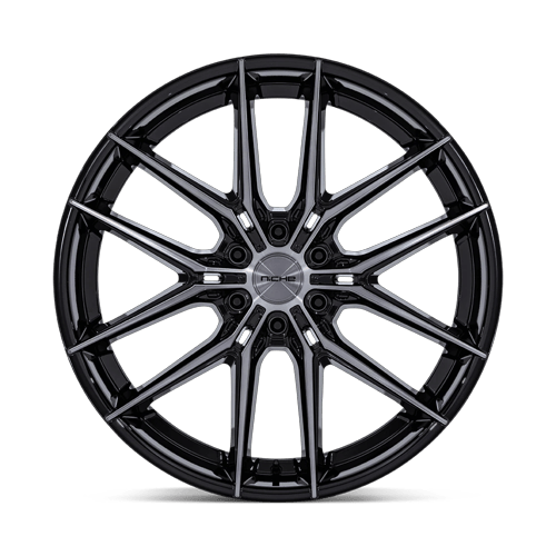 Niche 1PC Nc280 Prodigy 6 24X10 6X139.7 +20MM Gloss Black Dark Tinted Clear