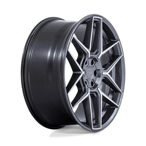 Niche 1PC Nc281 Rise 22X9.5 5X112 +20MM Anthracite W/ Machined Face