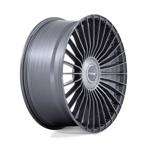 Niche 1PC Nc282 Serene 20X10.5 5X112/5X120/5X120 +38MM Gloss Titanium Brushed