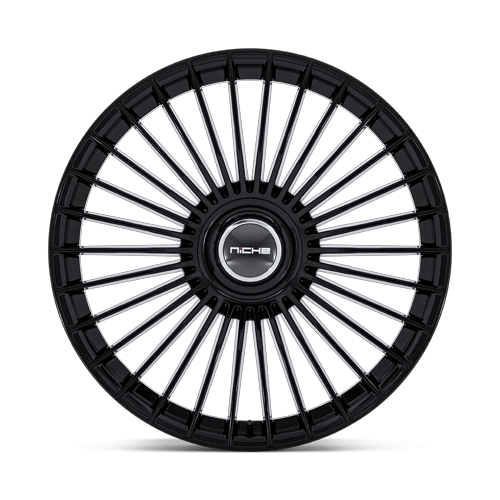 Niche 1PC Nc282 Serene 22X10.5 5X108/5X114.3/5X114 +45MM Gloss Black