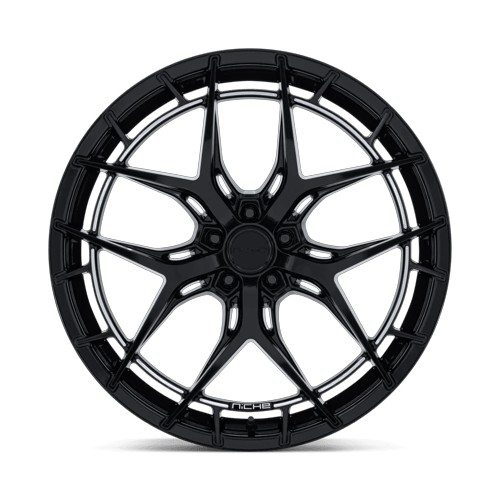 Niche 1PC Nc286 Riviera 20X10.5 5X114.3 +40MM Gloss Black