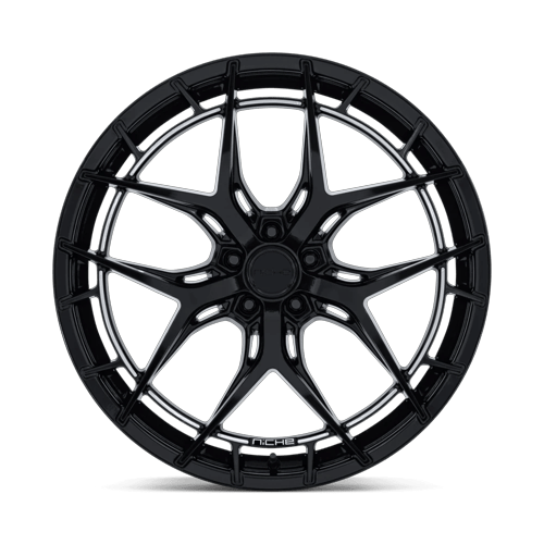 Niche 1PC Nc286 Riviera 20X10.5 5X120 +38MM Gloss Black