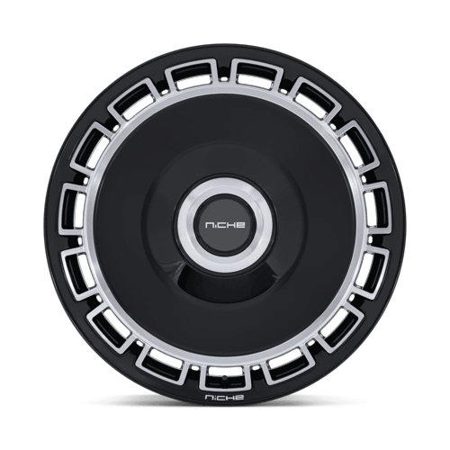 Niche 1PC Nc287 Venice 20X10.5 5X112/5X120/5X120 +38MM Gloss Black W/ Machined Face
