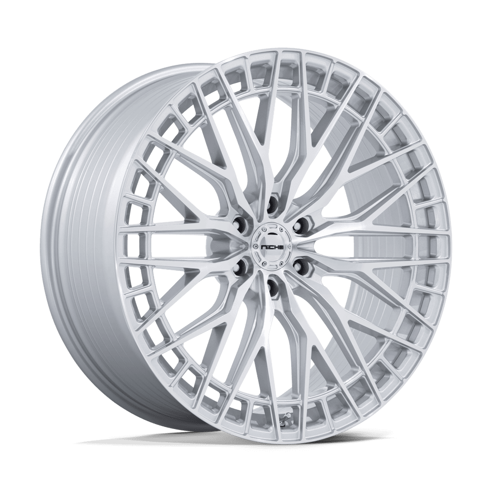 Niche 1PC Nc288 Genoa 24X10 6X139.7 +0MM Gloss Silver W/ Machined Face