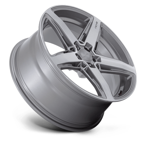 Niche 1PC M270 Teramo 20X9.5 5X114.3 +25MM Anthracite Brushed Face Tint