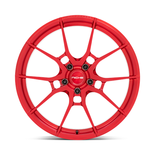 Niche 1PC T113 Kanan 20X9.5 5X120 +45MM Brushed Candy Red