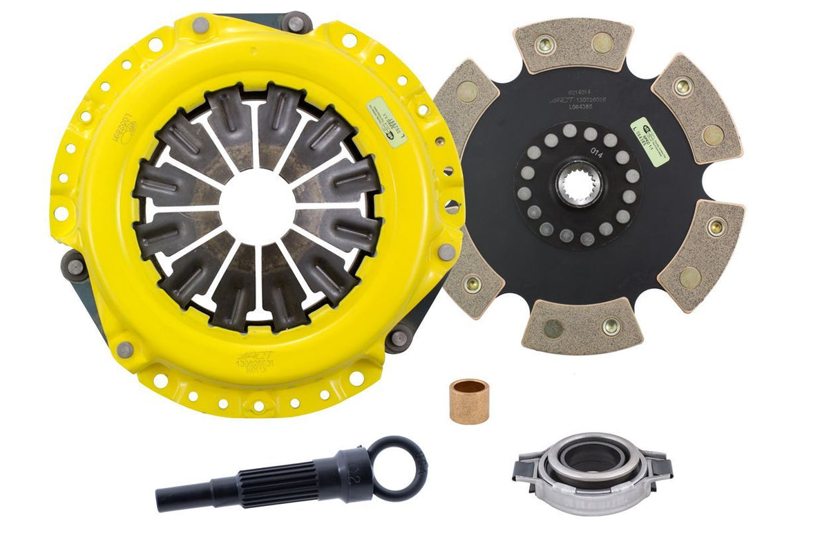 ACT 1996 Nissan 200SX XT/Race Rigid 6 Pad Clutch Kit - NX9-XTR6