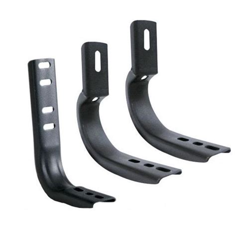 Go Rhino 09-19 Ram 1500 Brackets for Dominator Extreme SideSteps - D64205TK for 2019-2024 Ram 1500 Classic - front view
