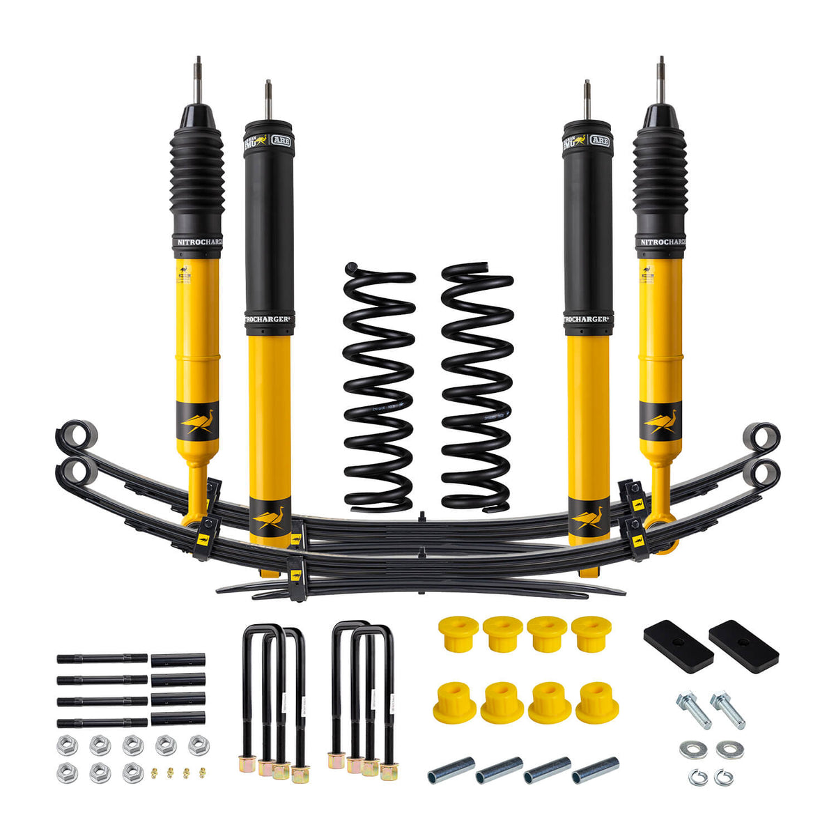 ARB / OME 16-23 Toyota Tacoma Nitro Plus Kit - FR 2in/220-330lb - RR 2in/0lb - 1011K