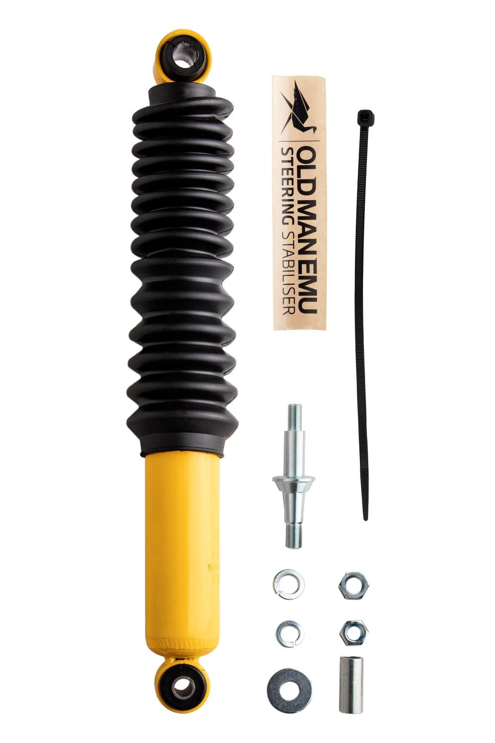 ARB / OME Steering Damper Jeep-W/Dust Boot - OMESD48 for 1987-2017 Jeep Wrangler - front view