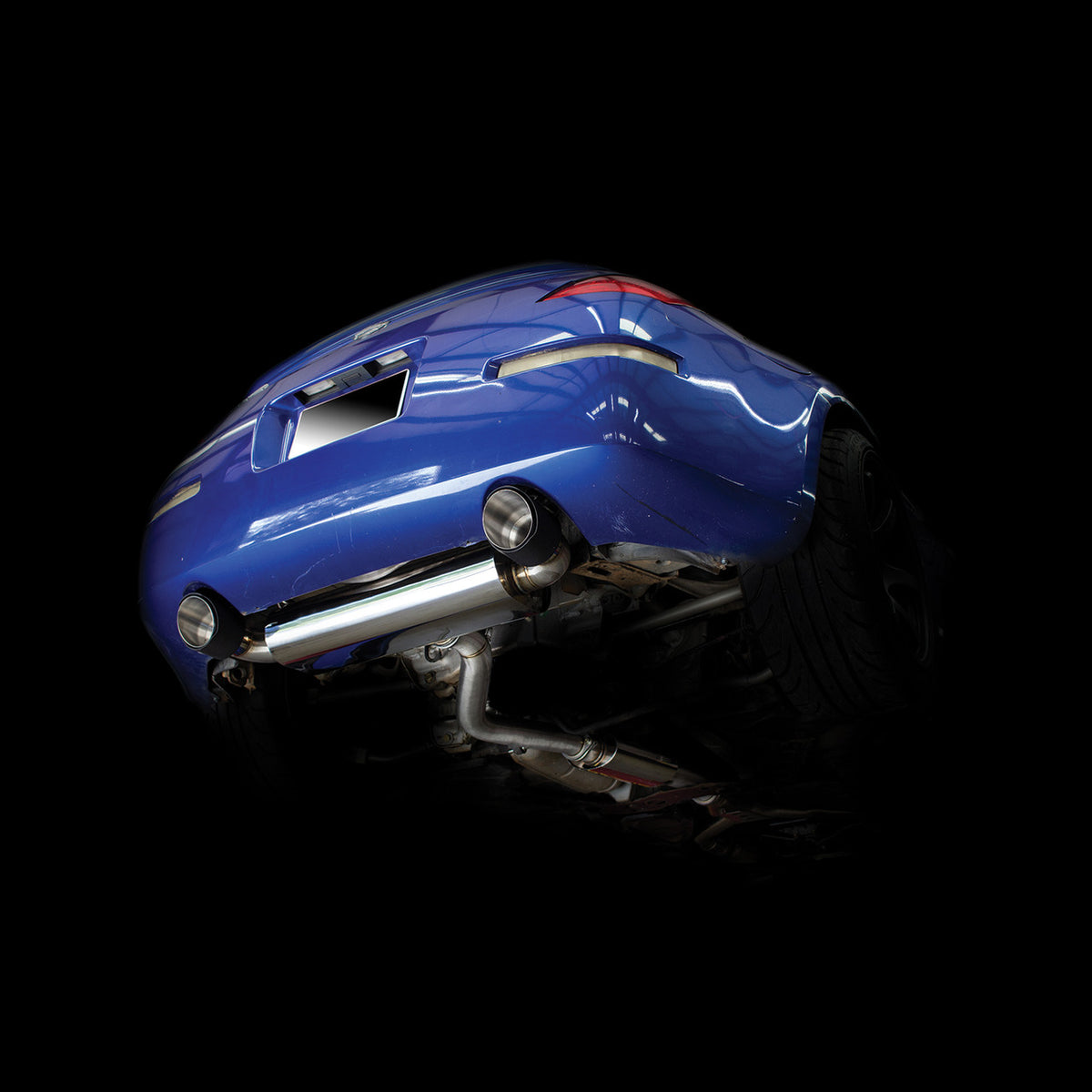 ISR Performance OMS Spec Carbon Tip Exhaust - Nissan 350Z - IS-OMS-350Z-CT