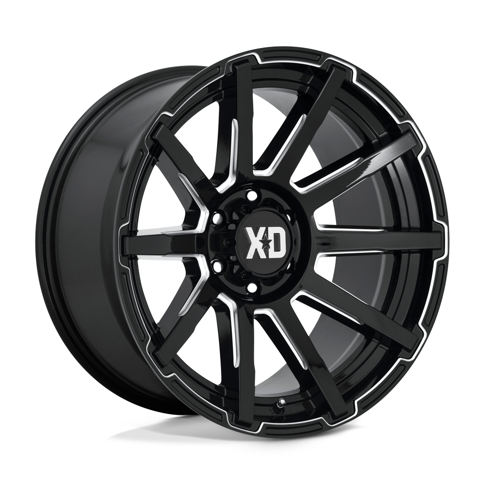 XD - XD847 18X9 8X180 G-blk Mill 12MM