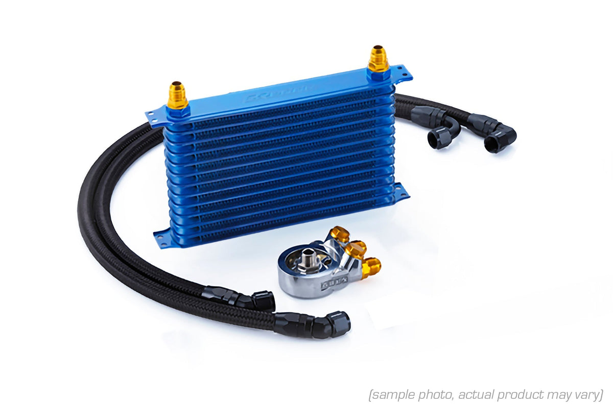 GReddy 83-87 Toyota AE86 4A-GE 13-Row Oil Cooler Kit with Shroud - 12014602