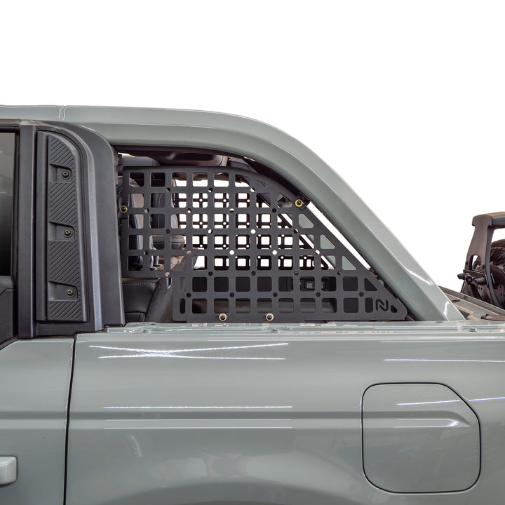 Turn Offroad 2021+ Ford Bronco Rear Window Molle Panels - IA1-RW4 for 2021-2026 Ford Bronco - installed view