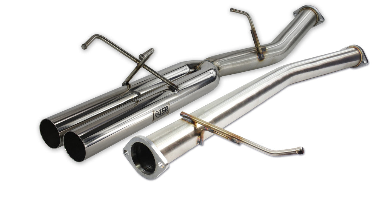 ISR Performance EP (Straight Pipes) Dual Tip Exhaust 3in - 89-94 (S13) Nissan 240sx - IS-EPDUAL-S13