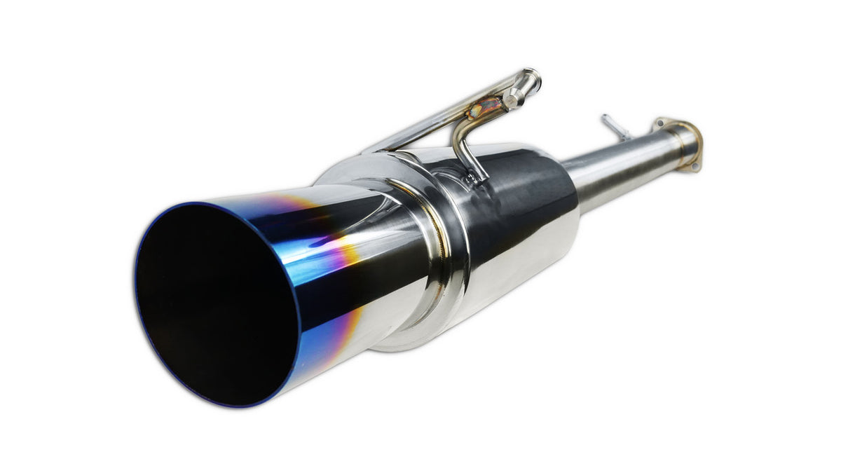 ISR Performance GT Single Exhaust With Burnt Tip- Nissan 350Z - IS-GT-350Z-BT