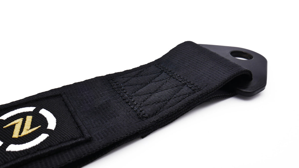 ISR Performance Universal Racing Tow Strap - Black - IS-TS-BK